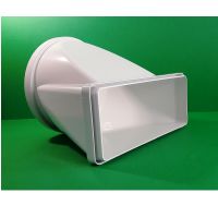  PVC ŠTIRIOGLATA ODVODNA CEV FI 150MM - DIMENZIJE 22X9CM (112.0459.429)