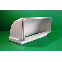  PVC ŠTIRIOGLATA ODVODNA CEV FI 150MM - DIMENZIJE 22X9CM (112.0459.453)